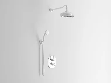 HOPKINS - 4 hole Recessed shower set with overhead shower by Park Avenue - view 2
